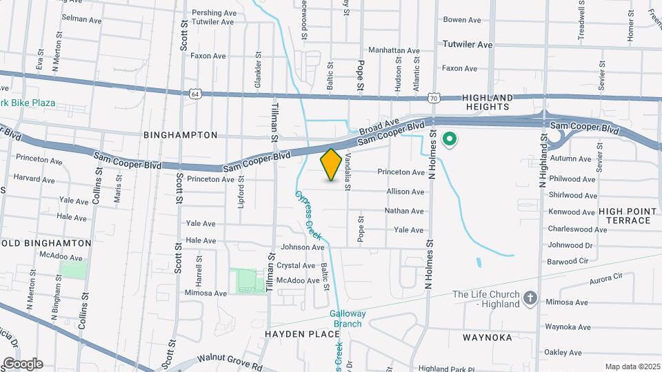 3102 Allison Ave Map and Location Details