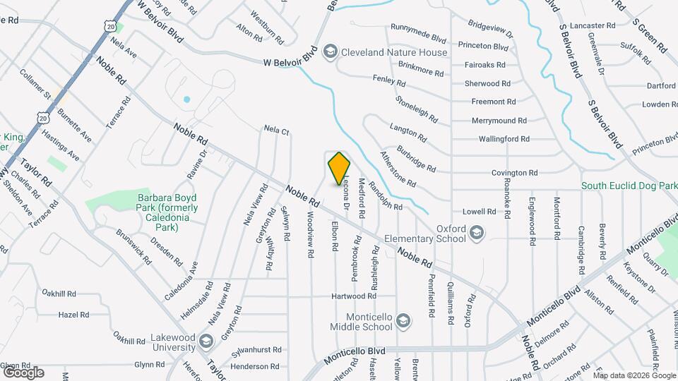 858 Lecona Dr Map and Location Details