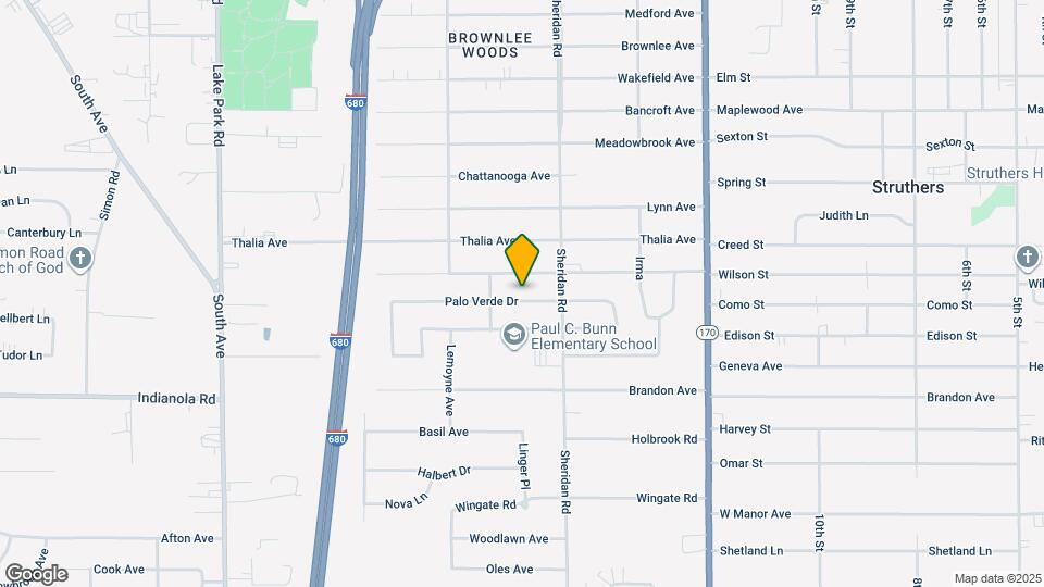 1850 Palo Verde Dr Mapa y Detalles de la Ubicación