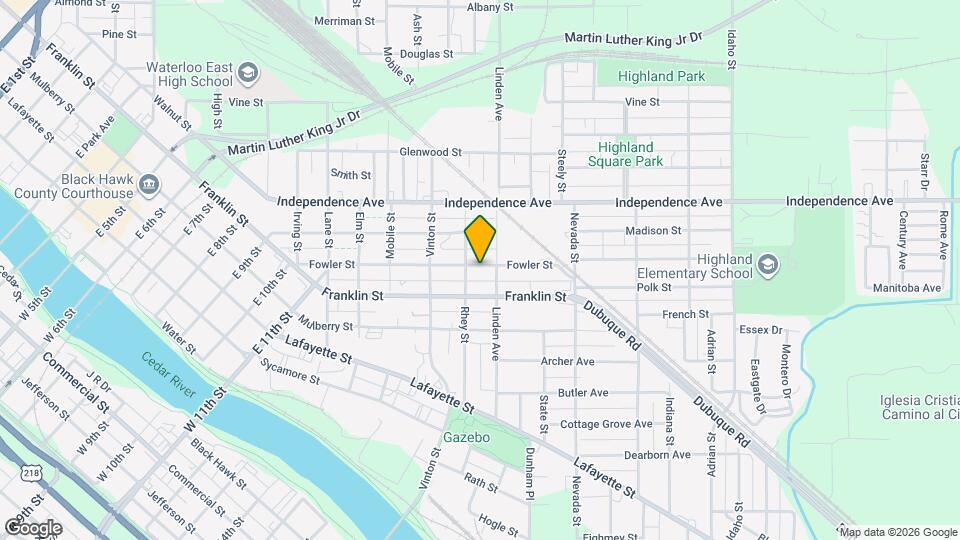 716 Fowler St Map and Location Details