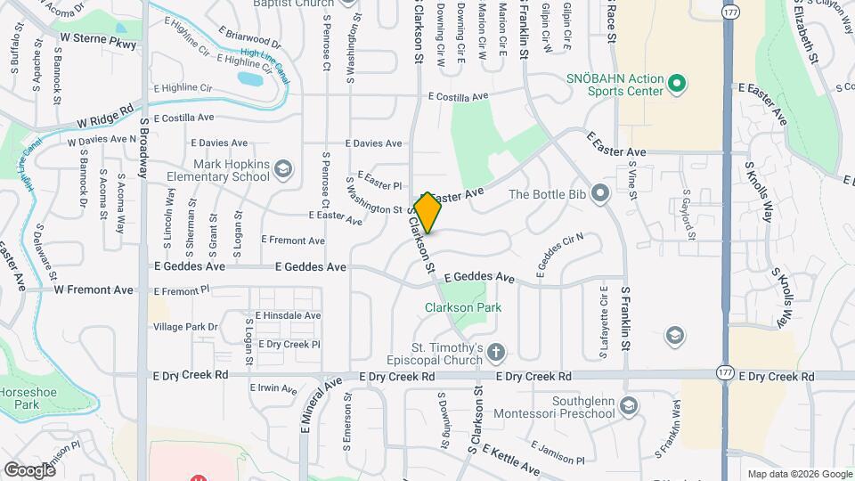 7224 S Clarkson St Mapa y Detalles de la Ubicación
