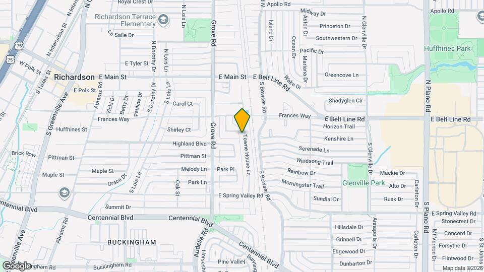 320 Towne House Ln Map and Location Details