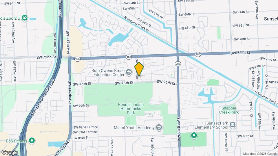 7522 SW 109th Pl Map and Location Details