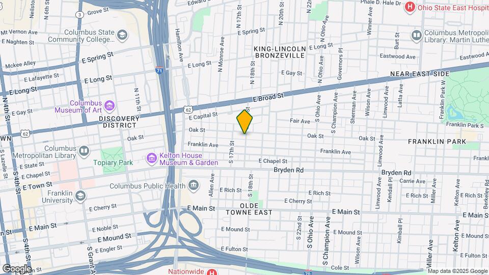 103 S 18th St Map and Location Details