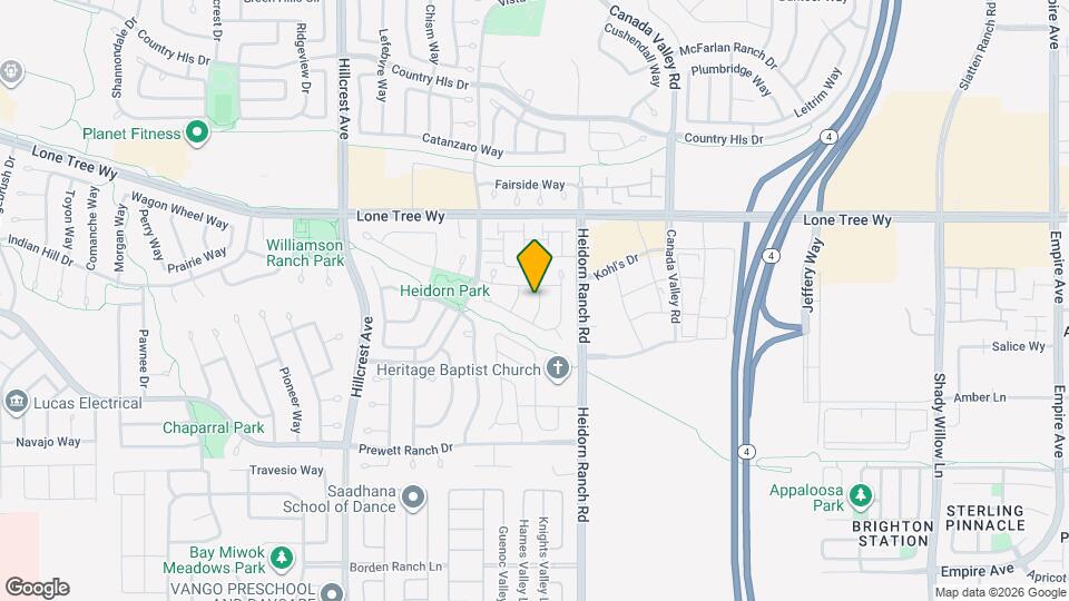 5208 Rainwood Way Map and Location Details