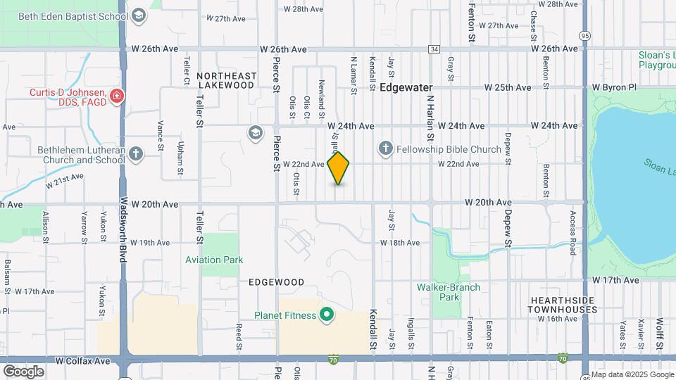 2032 Marshall St Map and Location Details