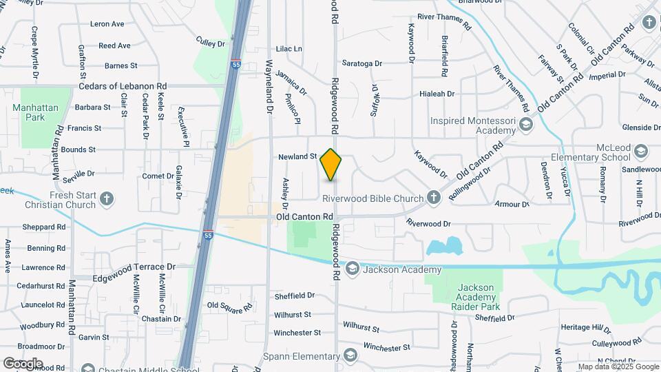 5135 Ridgewood Rd Map and Location Details