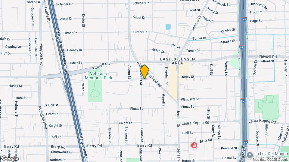 9334 Lomax St Map and Location Details