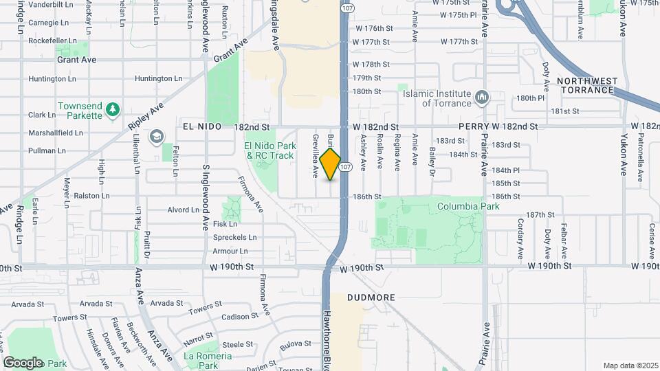 18509 Burin Ave, Unit Burin Ave Mapa y Detalles de la Ubicación