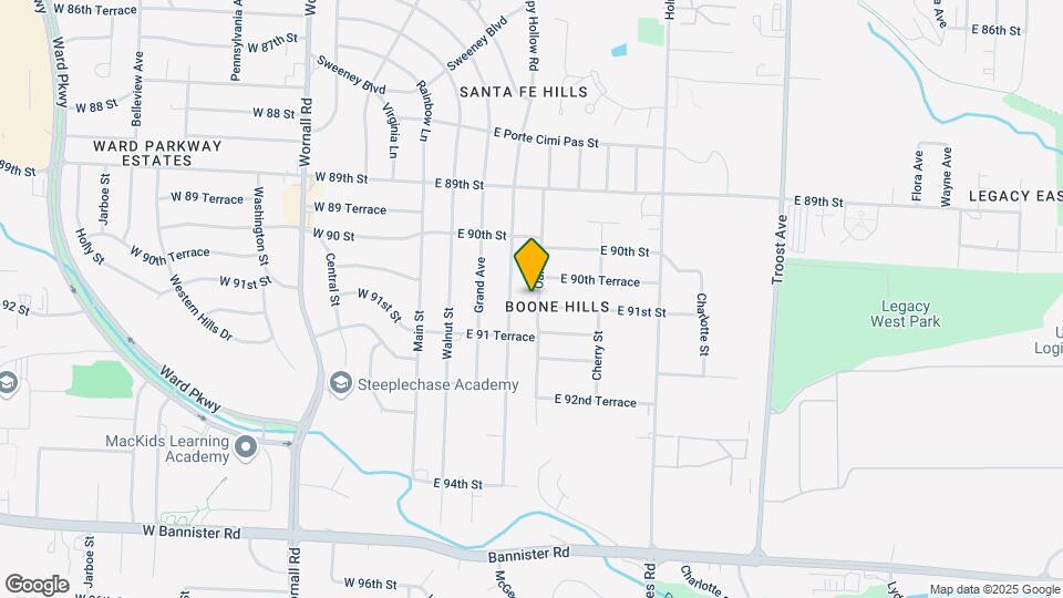 9108 Oak St Map and Location Details