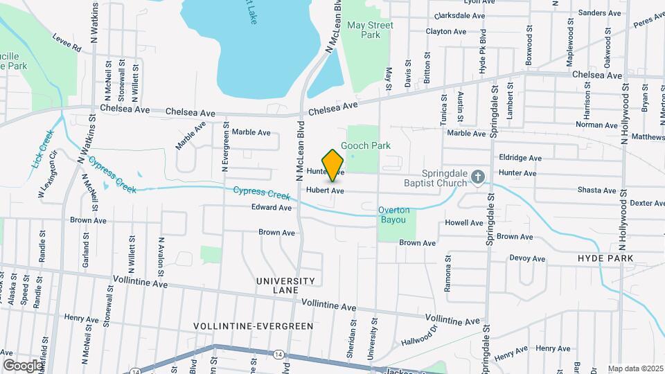 1912 Hubert Ave Mapa y Detalles de la Ubicación