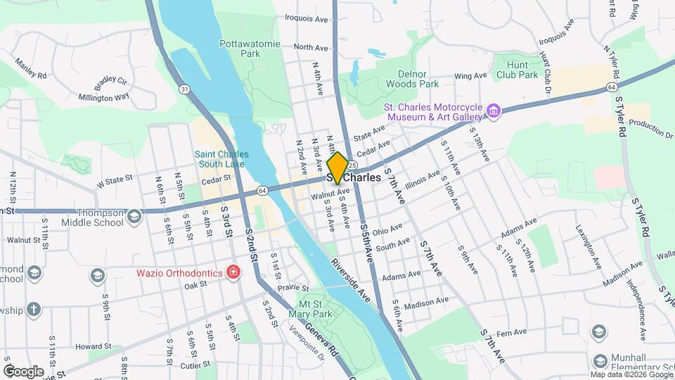 17 S 4th Ave Map and Location Details