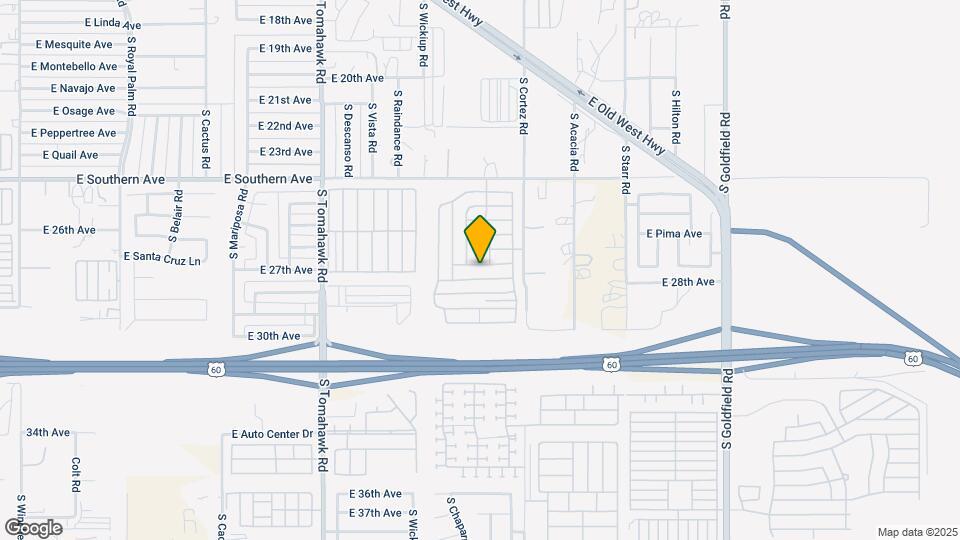 2215 E 27th Ave Map and Location Details