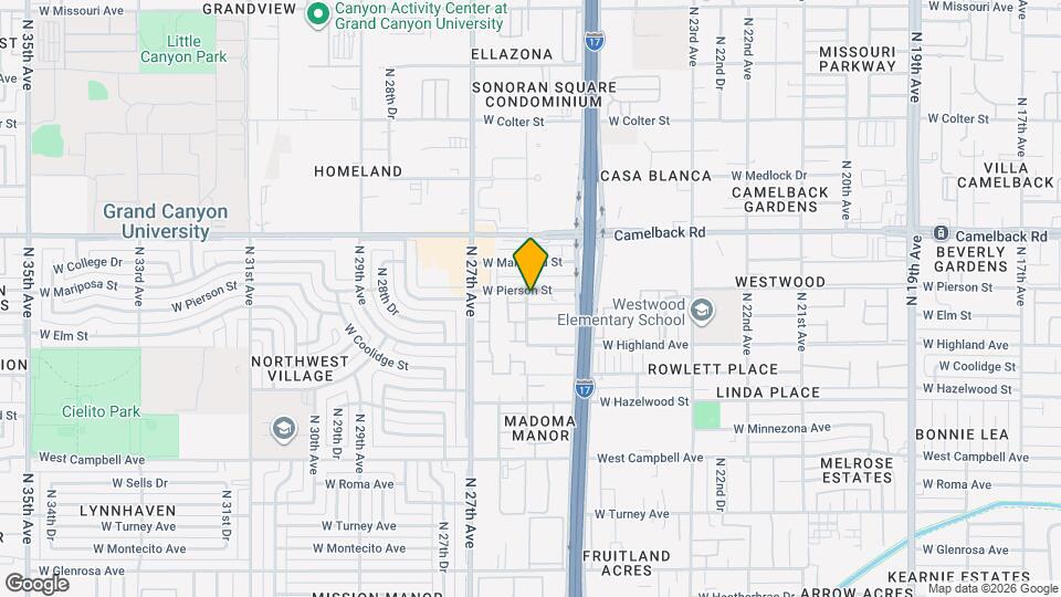 2539 West Pierson Street Map and Location Details