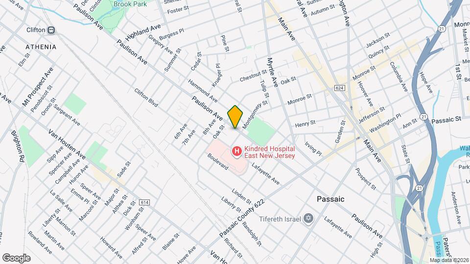 437 Paulison Ave Mapa y Detalles de la Ubicación