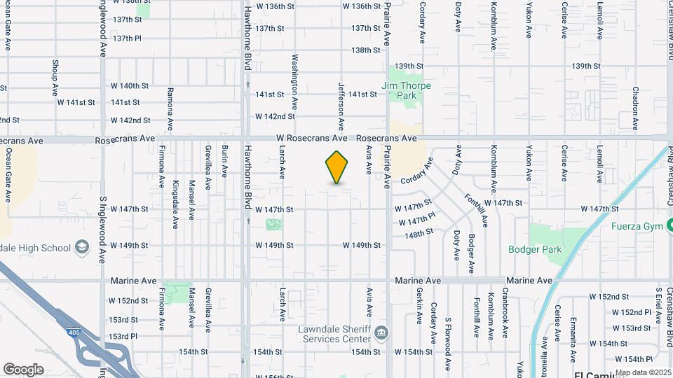 14522 Eastwood Ave Mapa y Detalles de la Ubicación