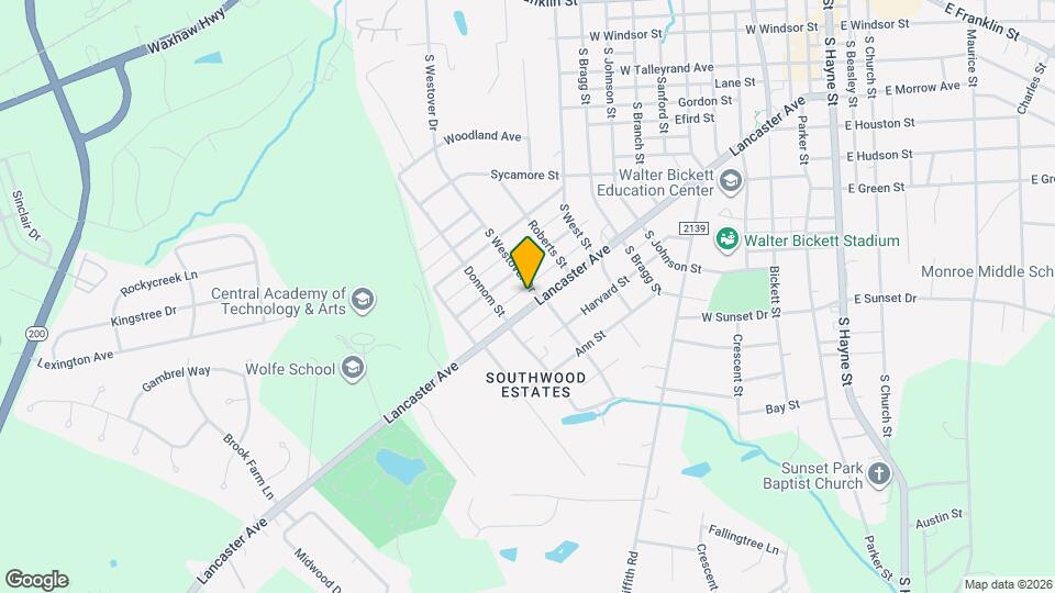 1300 Lancaster Ave Mapa y Detalles de la Ubicación