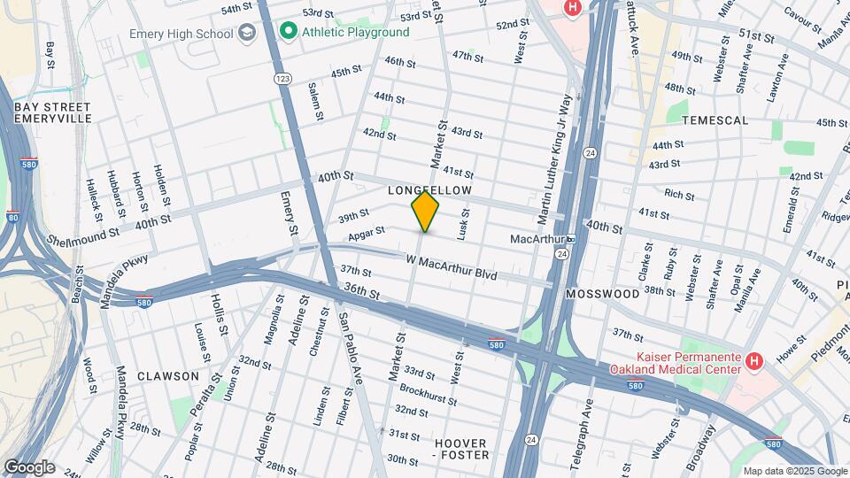 3832 Market St Map and Location Details