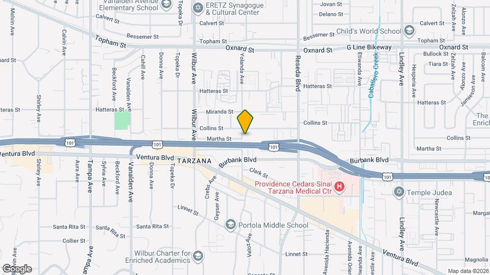 5652 Yolanda Ave, Unit #9 Map and Location Details