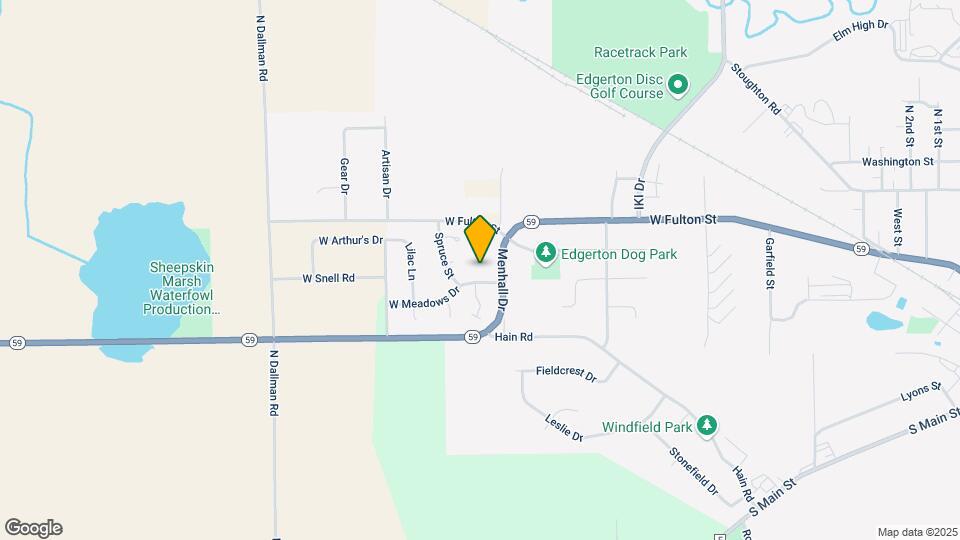 1320 W Meadow Dr Map and Location Details