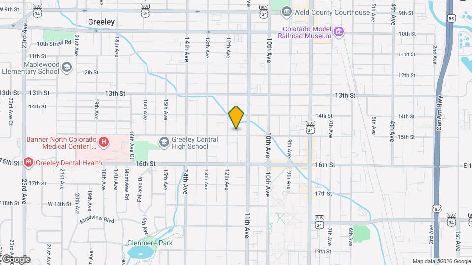 1121 15th St Map and Location Details