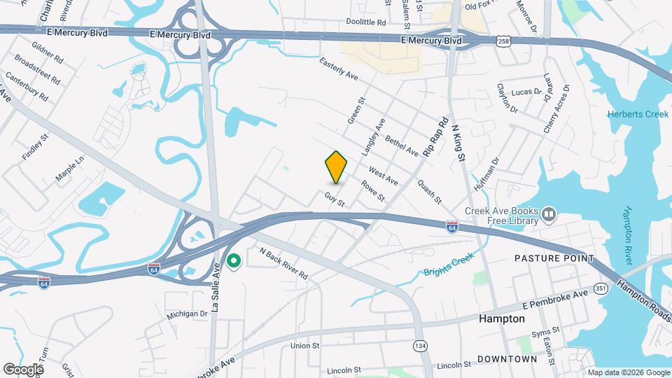 718 Langley Ave Map and Location Details