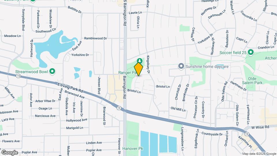 7529 Bristol Ln, Unit 3 Map and Location Details