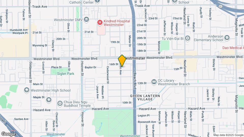 7861 15th St Map and Location Details