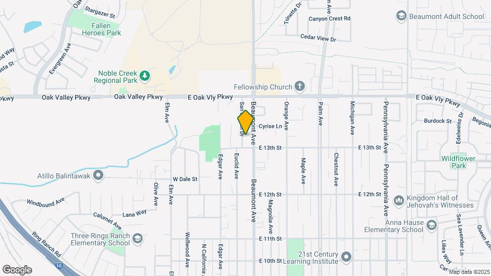 1310 San Miguel Dr Map and Location Details