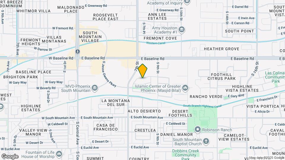 743 E Constance Wy Map and Location Details