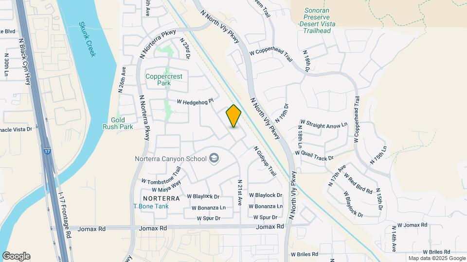 27319 N Covered Wagon Rd Map and Location Details