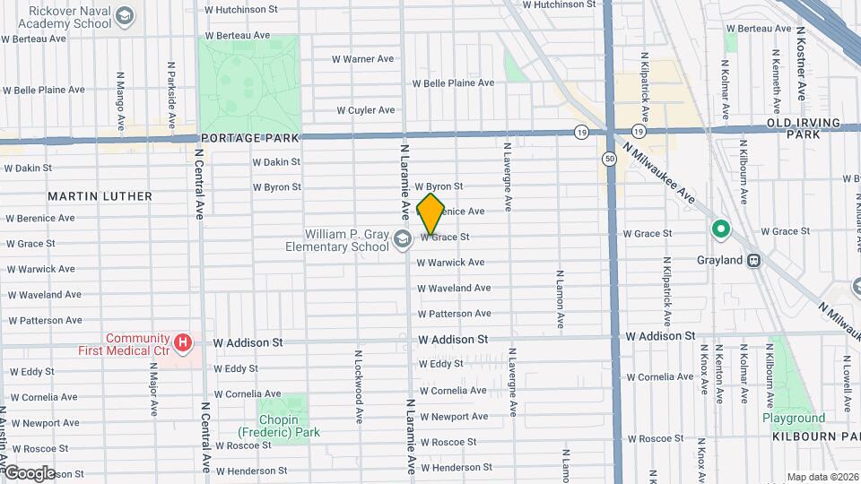 5131 W Grace St Map and Location Details