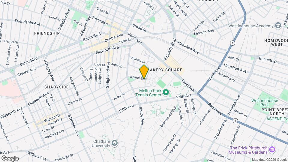 6348 Walnut St Map and Location Details