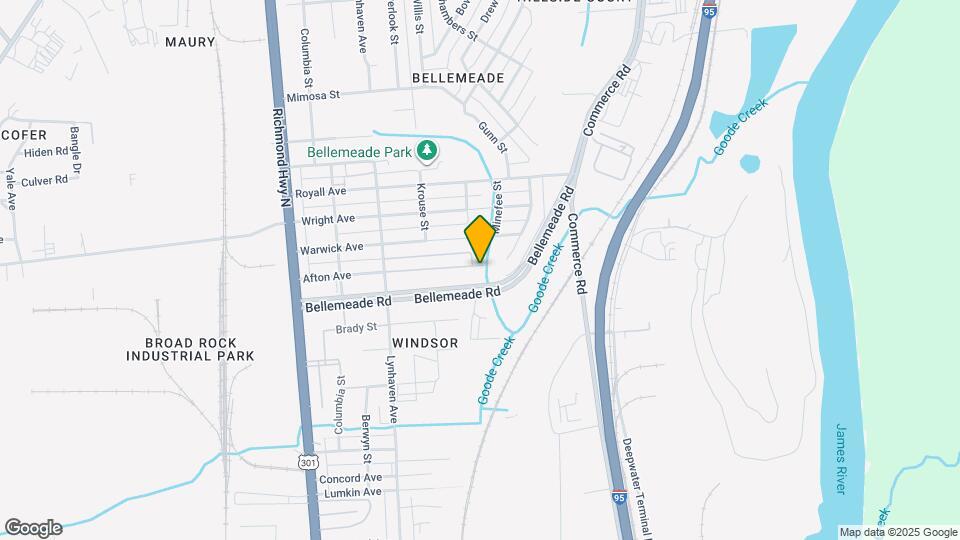 2106 Afton Ave Map and Location Details