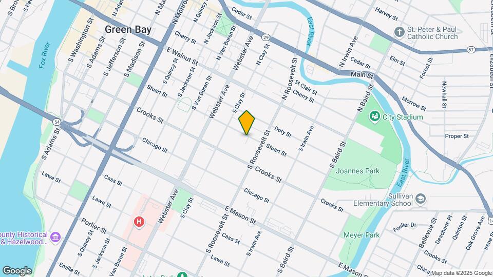 1152 Stuart St Map and Location Details