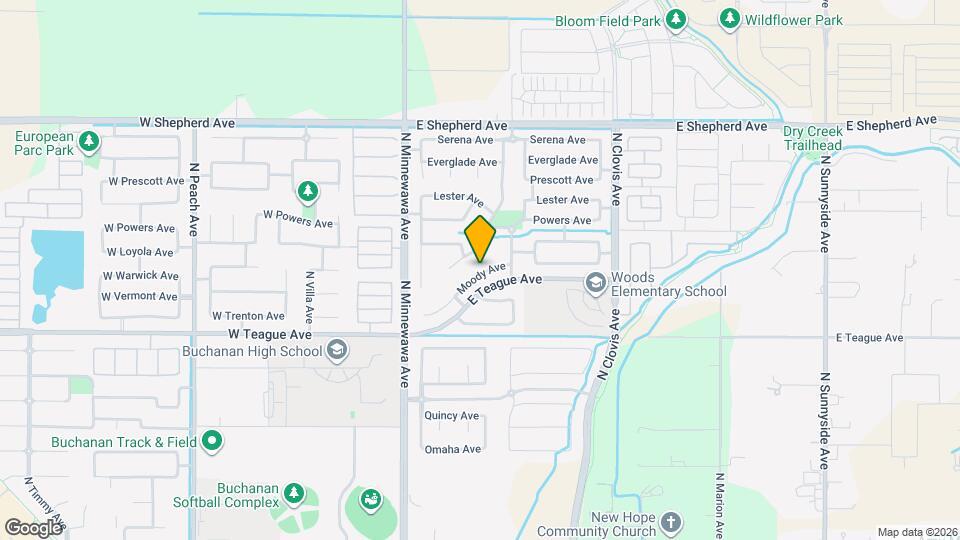 3445 N Soledad Ave Mapa y Detalles de la Ubicación