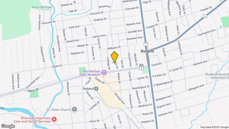 13 Church St, Unit Unit 2 Map and Location Details