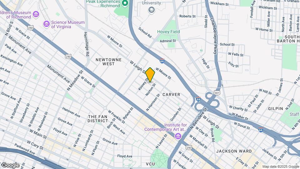 1312 Catherine St Map and Location Details