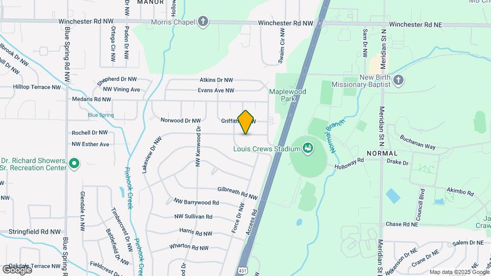 4604 Lakeview Dr NW Map and Location Details