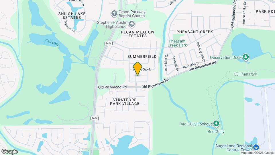 17123 Pecan Acres Dr Map and Location Details