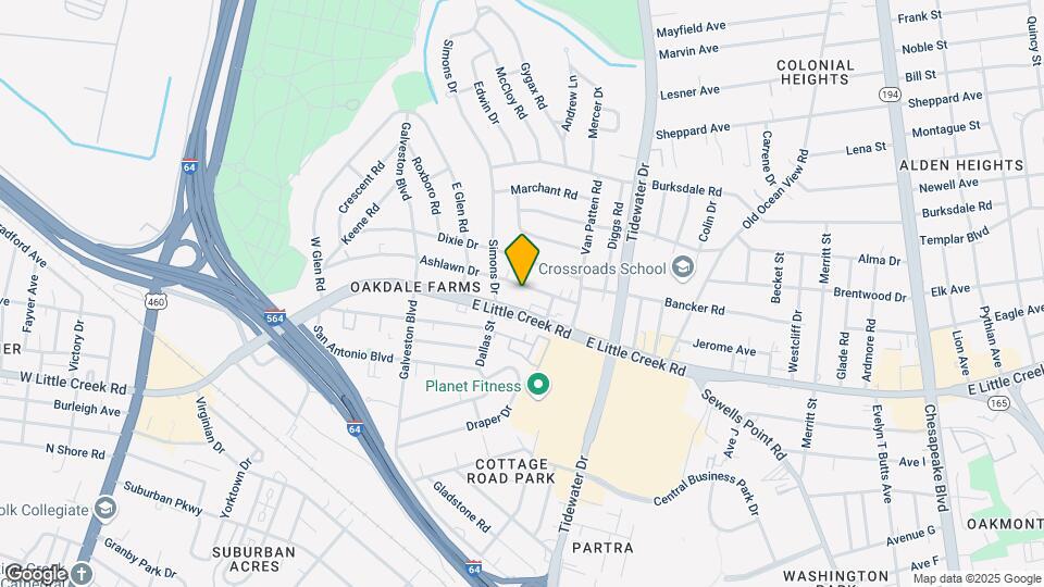 519 Ashlawn Dr Mapa y Detalles de la Ubicación