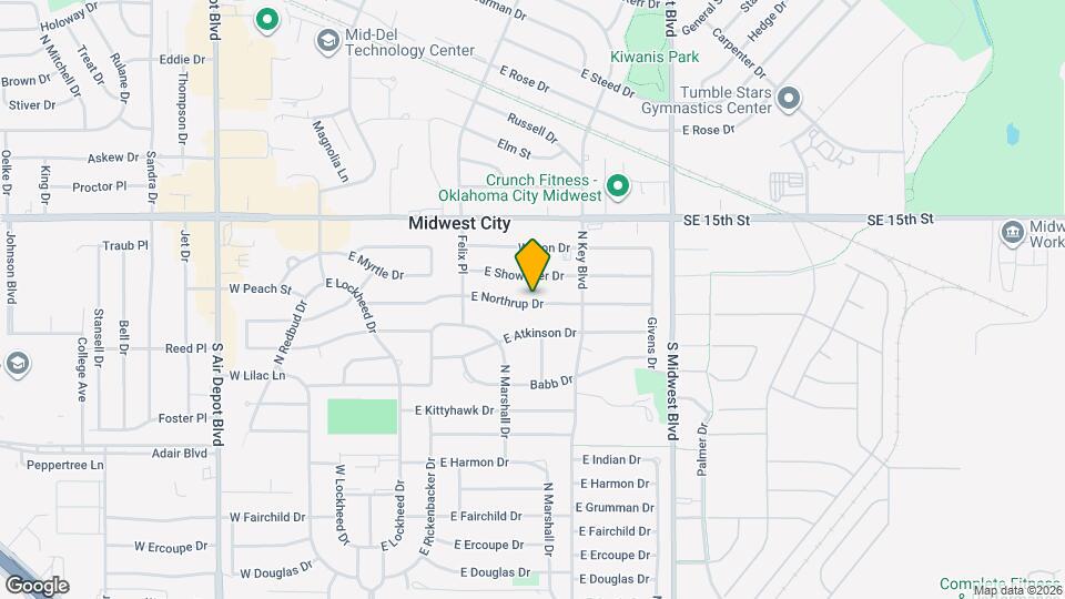 413 E Northrup Dr Map and Location Details