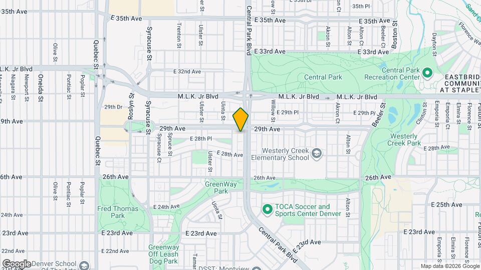 2883 Central Park Blvd Map and Location Details