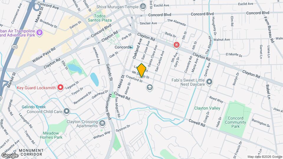 2841 Crawford St Map and Location Details