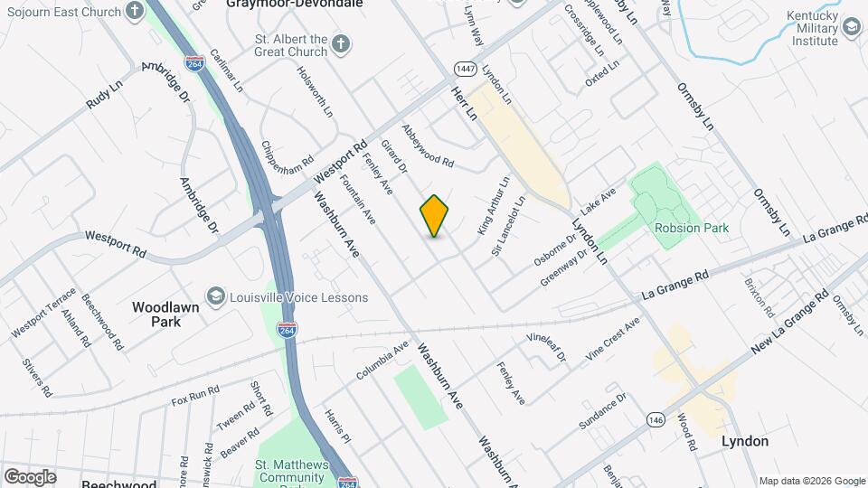 921 Fenley Ave Map and Location Details