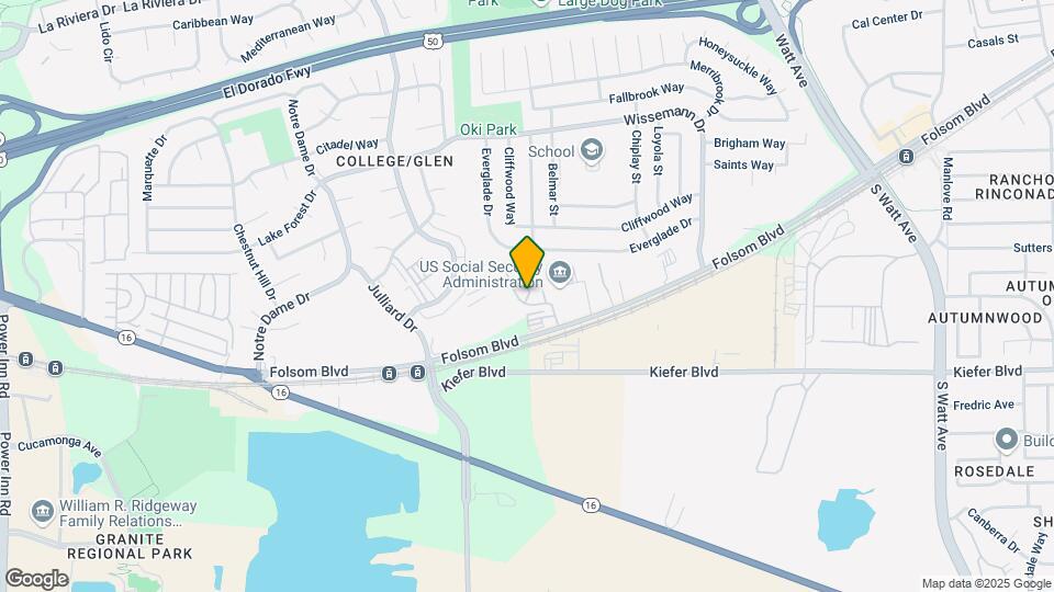 8545 Folsom Blvd Map and Location Details
