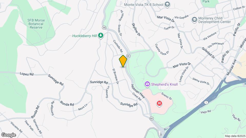 4077 Crest Rd Map and Location Details