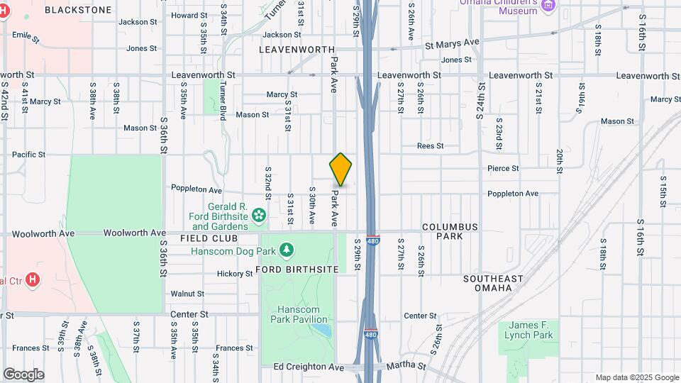 1147 Park Ave Map and Location Details