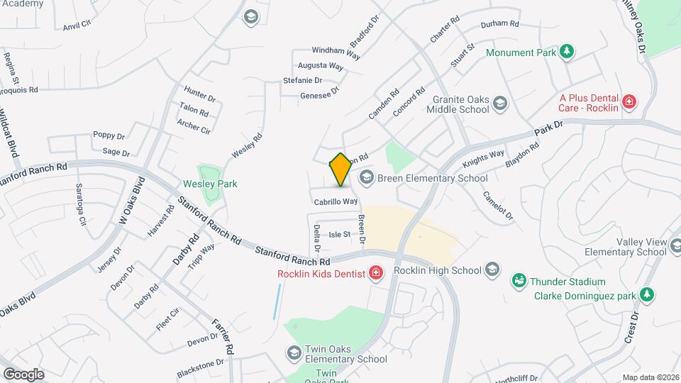 5407 San Carlos Way Map and Location Details