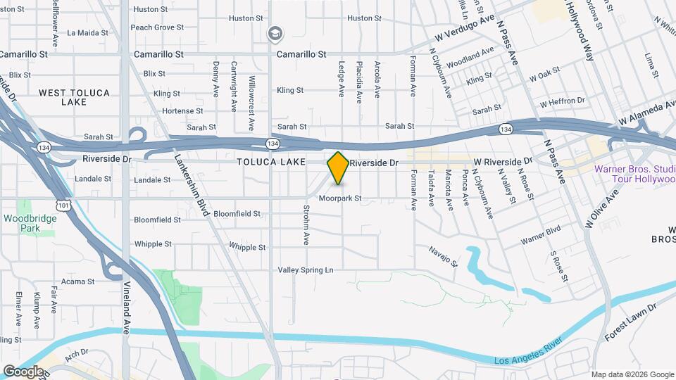 4413 Ledge Ave Map and Location Details